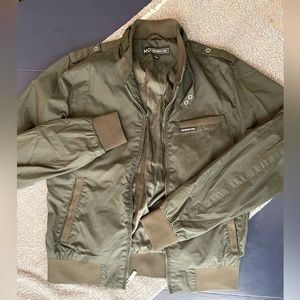 Members Only Iconic Racer Jacket - Dark Green Small